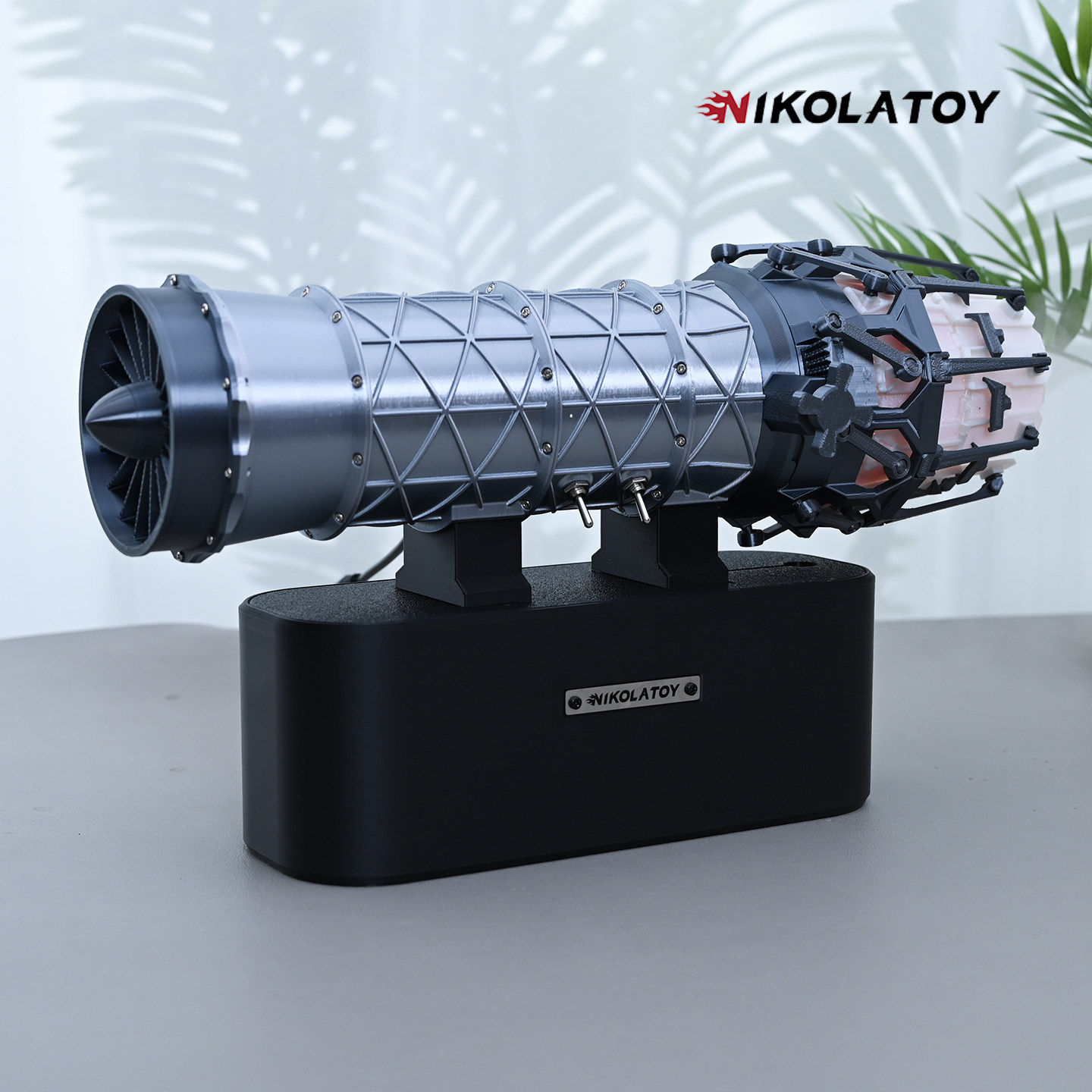 Office Tech Gifts For Men - NIKOLATOY Modelo de Motor Turbofan con