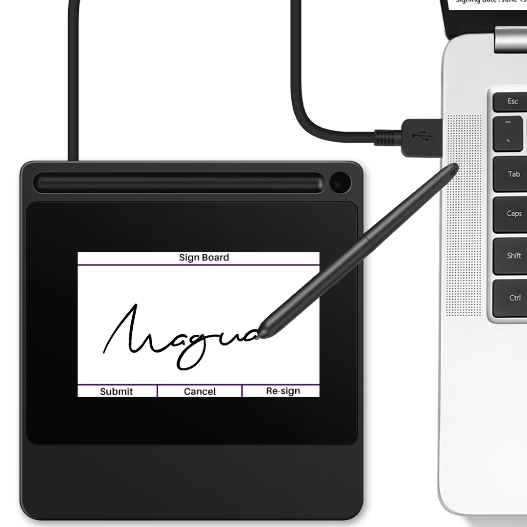 Digital Signature Pad - DS510 almohadilla de firma sin papel