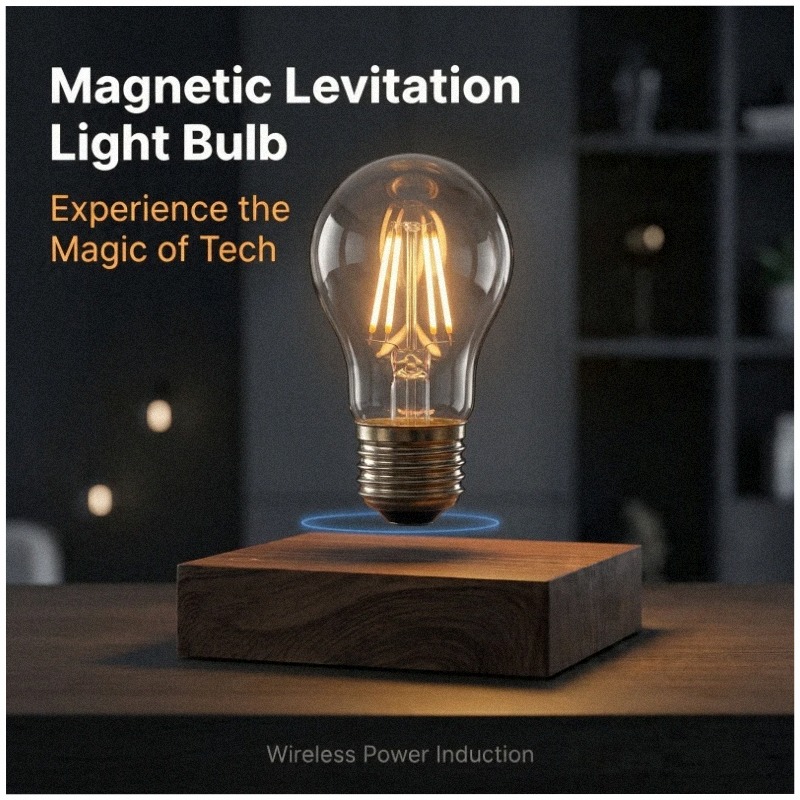 Office Tech Decor - Lámpara de Escritorio LED Inalámbrica Magnética
