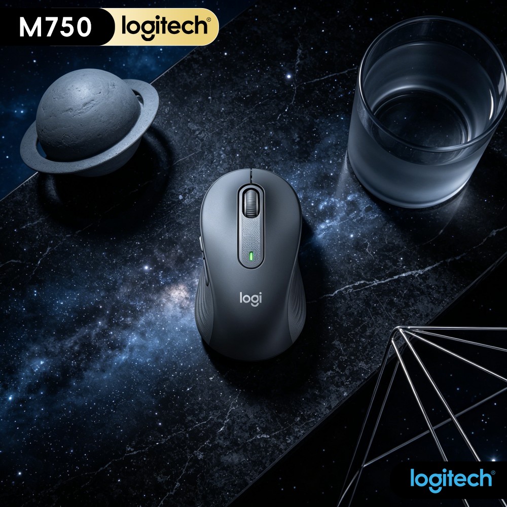 Office Ready Tech - Ratón de Oficina Logitech M750 -