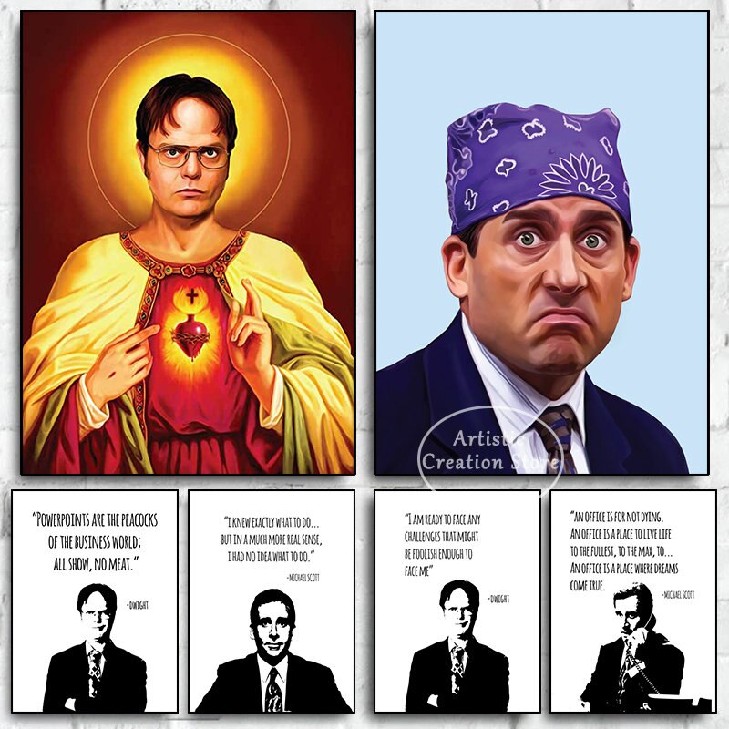 Office Tech Decor - Póster con cita de Michael Scott