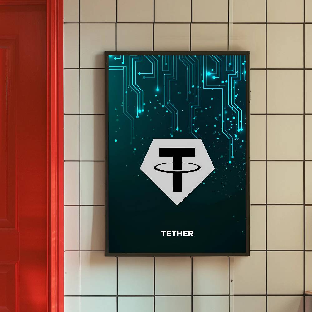 Póster con Símbolo de Criptomo - Office Tech Decor reseña y precio