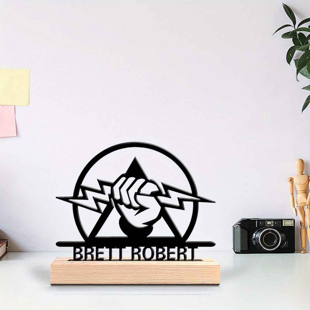 Letrero de Escritorio de Metal - Office Tech Gifts For Men reseña y precio