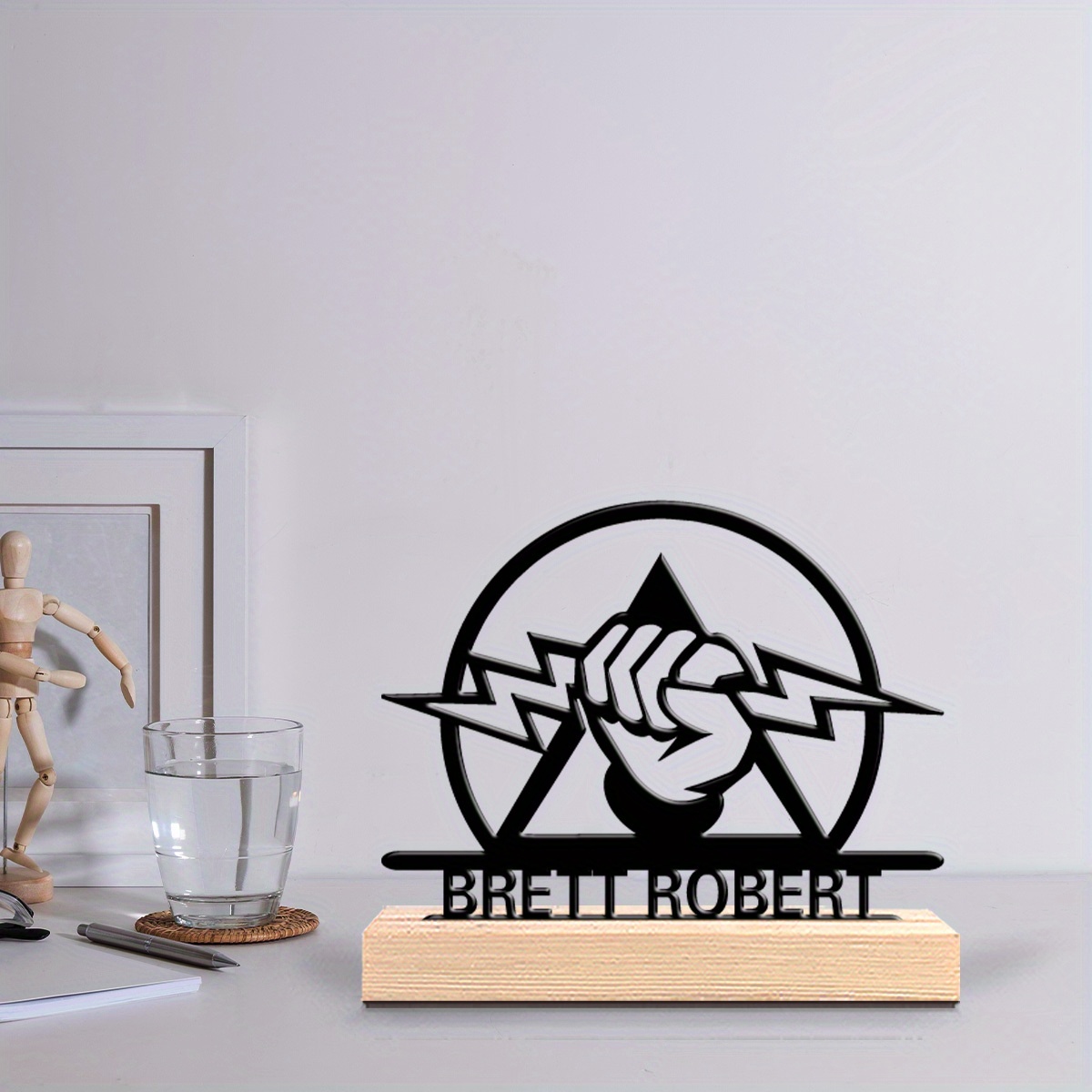 Letrero de Escritorio de Metal - Office Tech Gifts For Men reseña y precio
