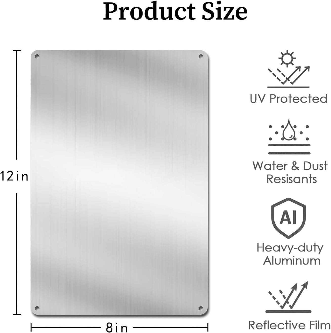 Letrero de metal retro con la  - Office Tech Decor reseña y precio