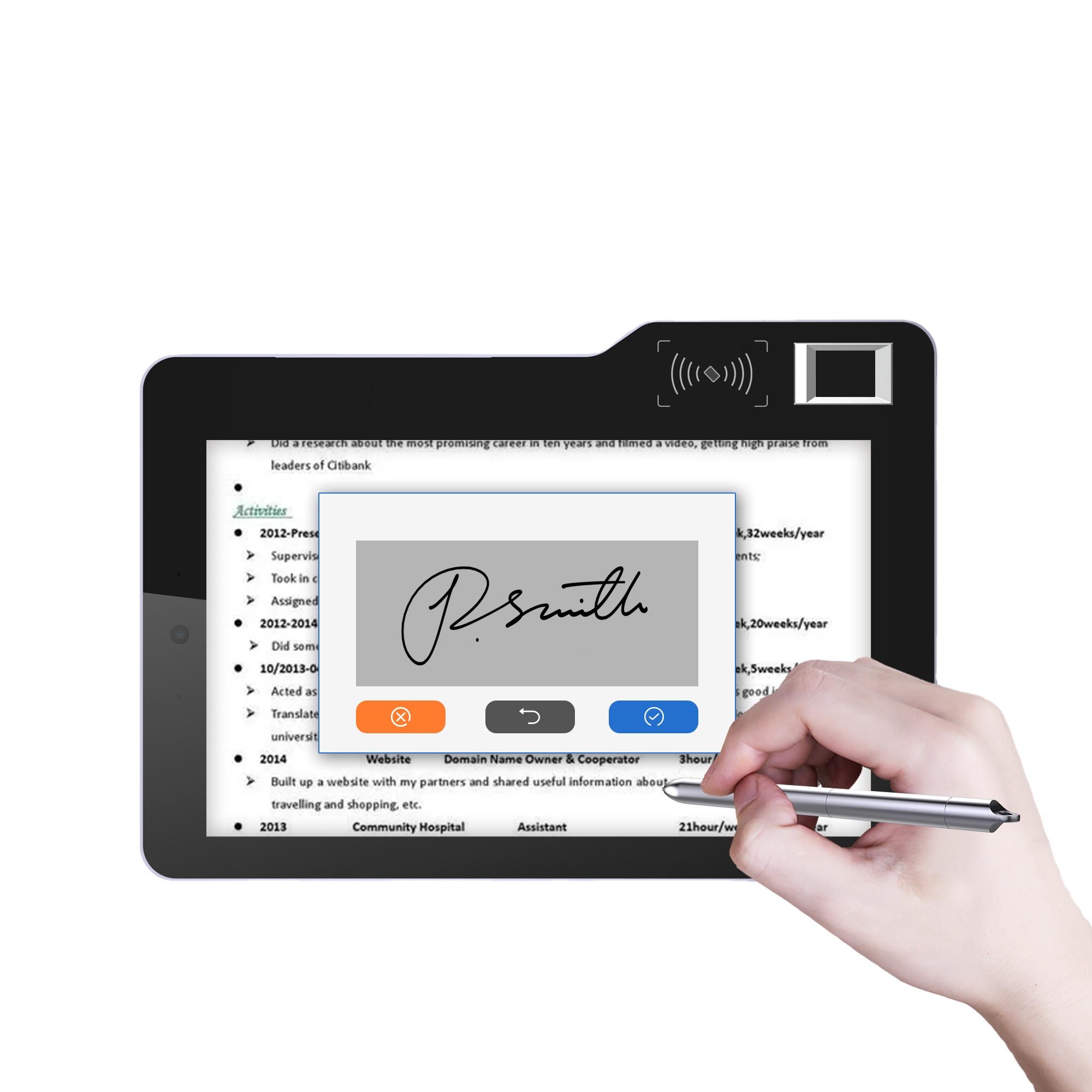 MT610 Tableta Android de 10,1  - Digital Signature Pad reseña y precio