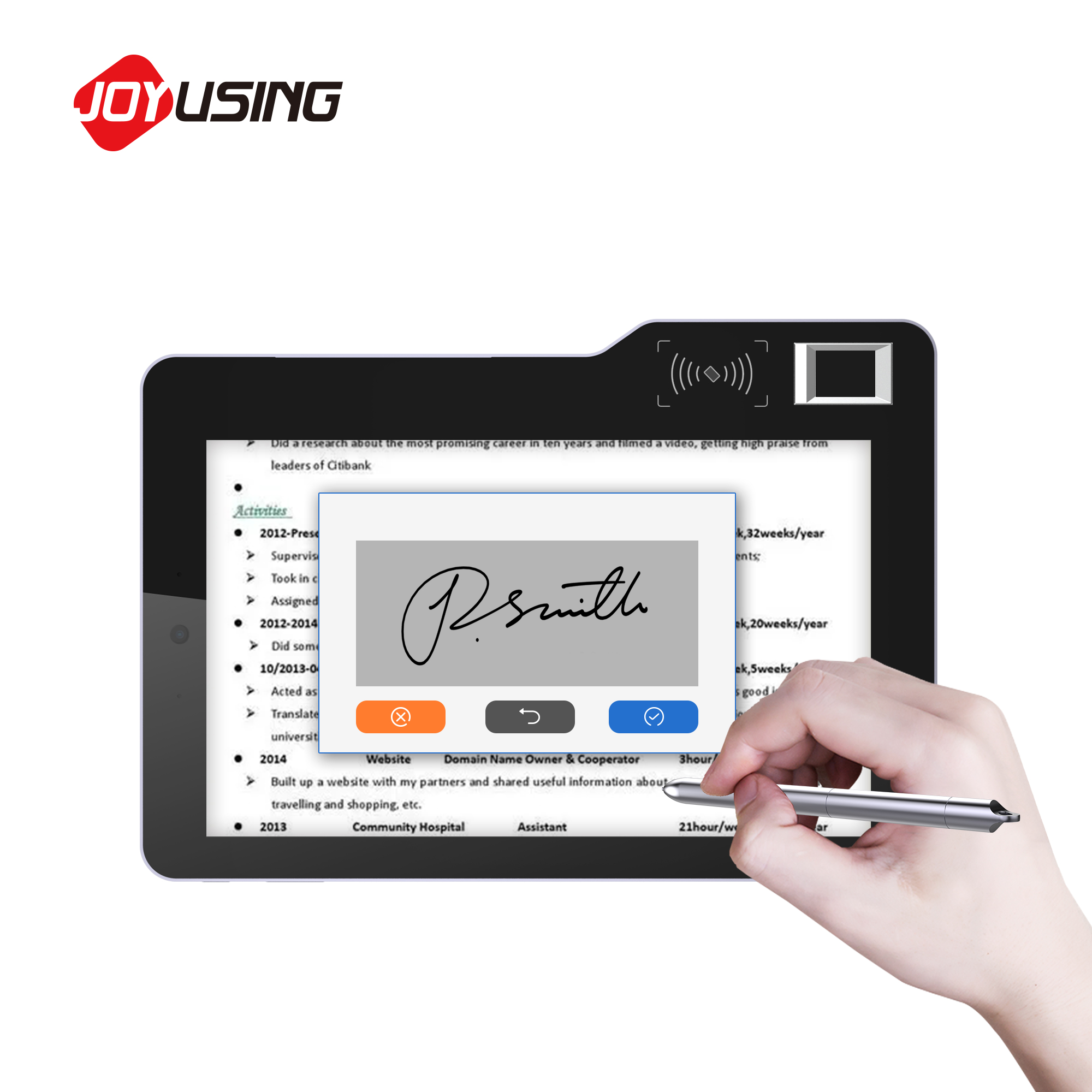 Tableta Android Biométrica Móv - Digital Signature Pad reseña y precio