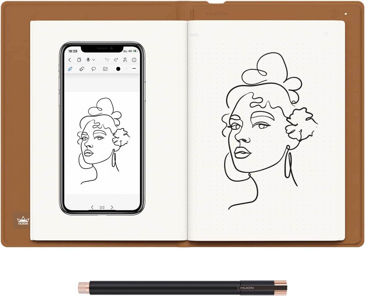Huion note 2 en 1 cuaderno de  - Digital Signature Pad reseña y precio