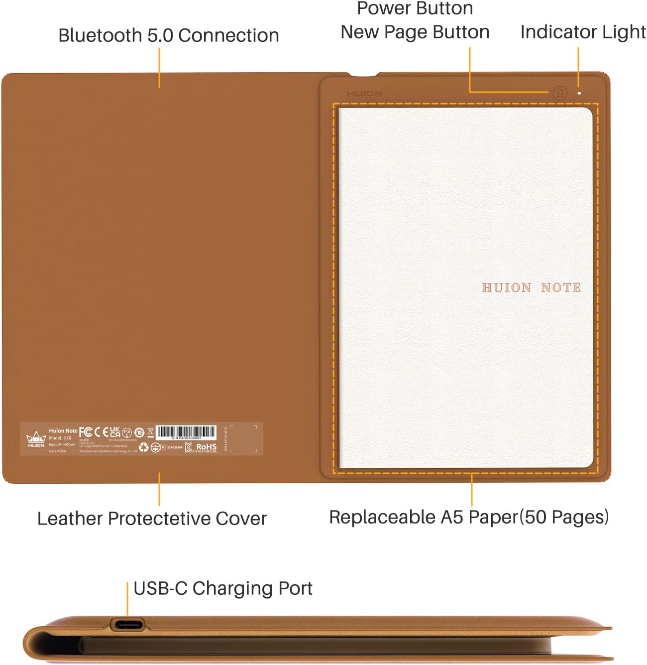 Huion note 2 en 1 cuaderno de  - Digital Signature Pad reseña y precio