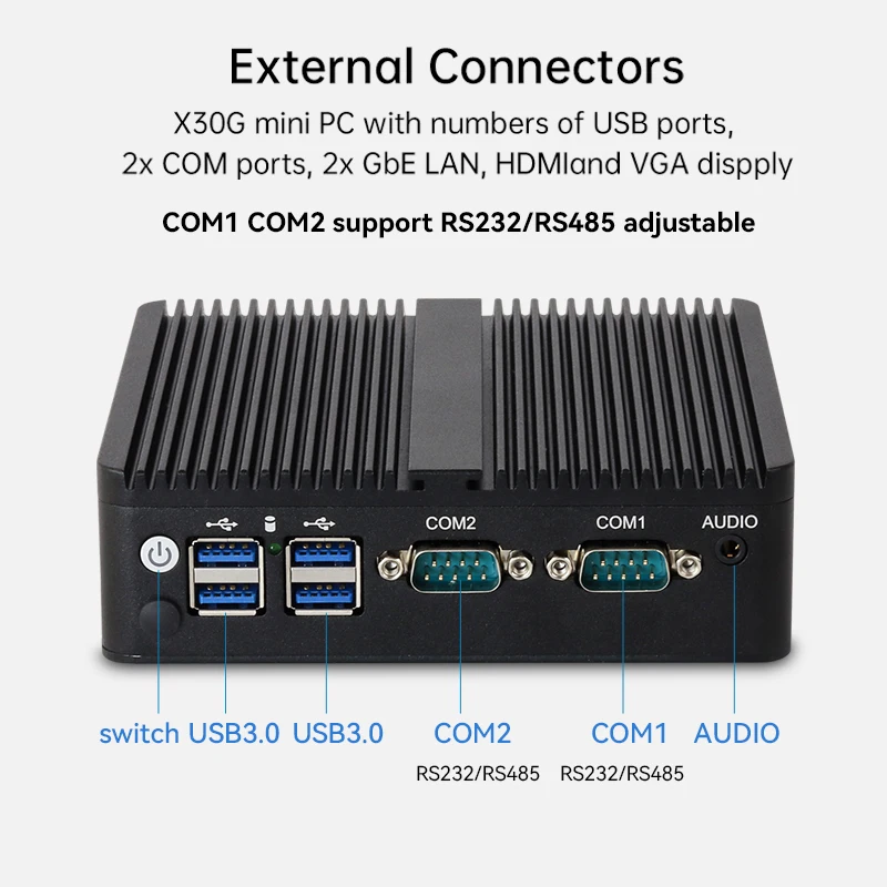 Mini PC IoT Industrial sin ven - Thin Client Mini Pc reseña y precio