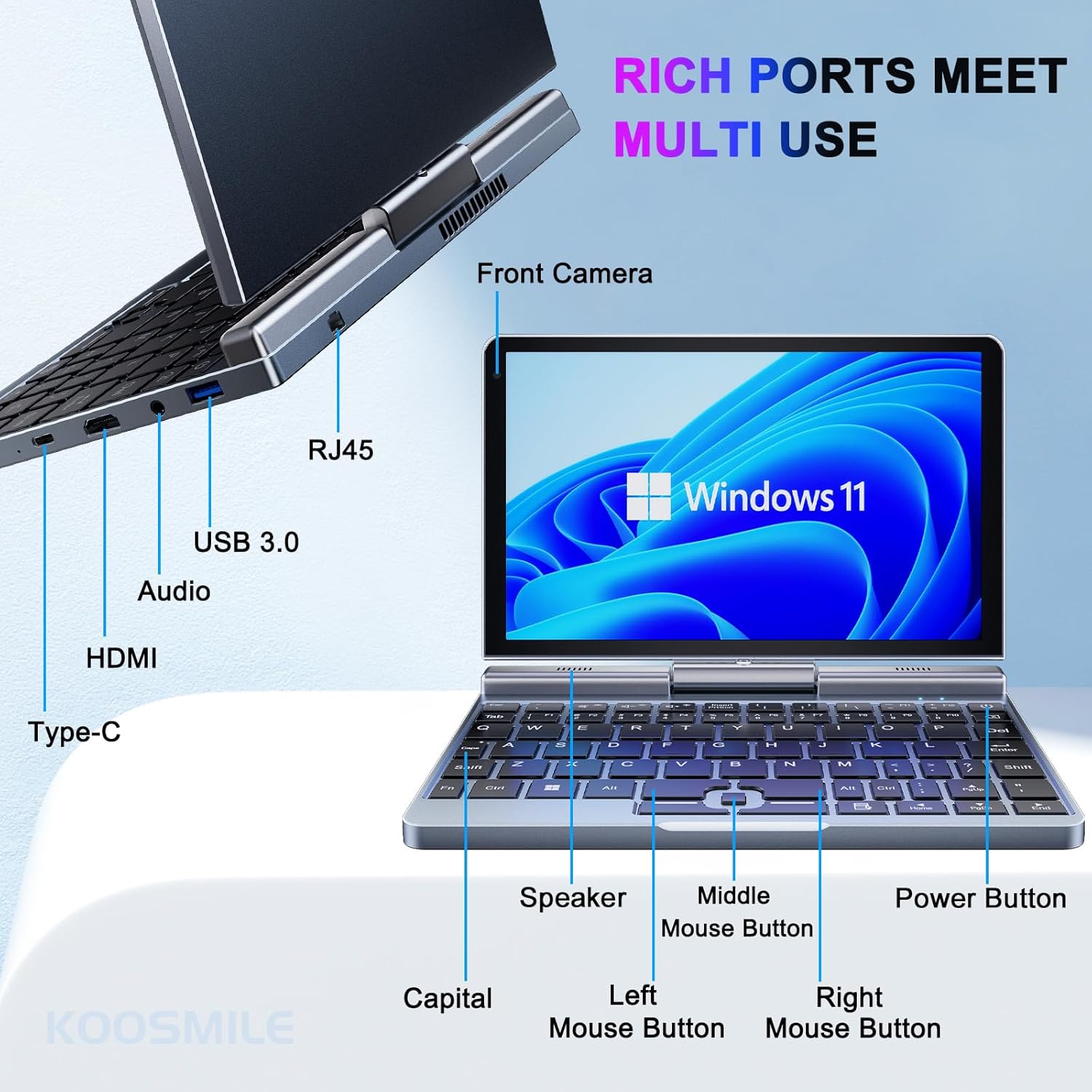 Mini Laptop Portátil con Windo - Thin Client Mini Pc reseña y precio
