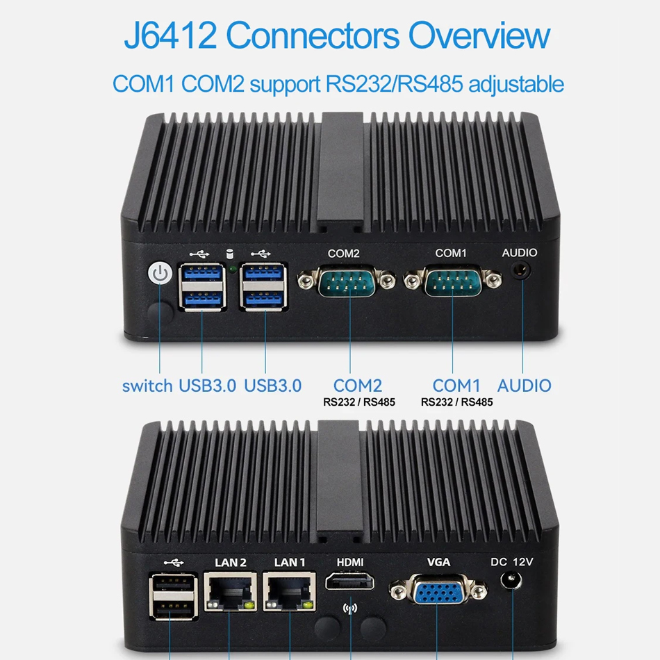 XCY Mini PC Intel Celeron J641 - Thin Client Mini Pc reseña y precio