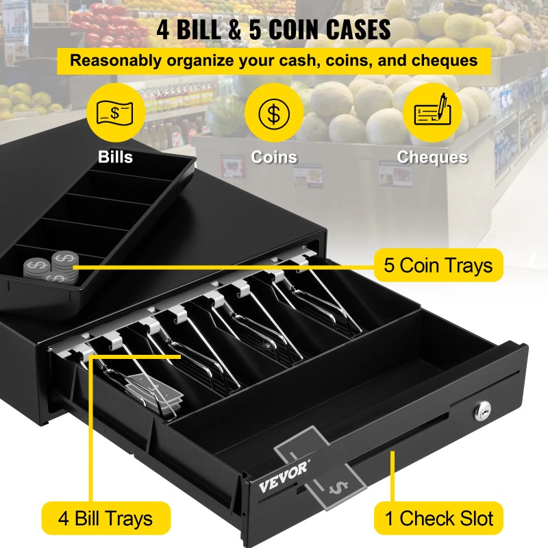 Cajón de Caja Registradora de  - Cash Drawer Pos reseña y precio
