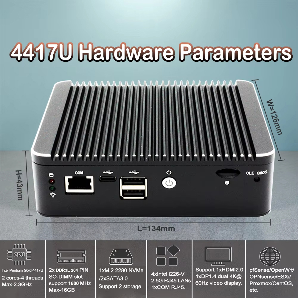 Enrutador suave Intel Pentium  - Thin Client Mini Pc reseña y precio